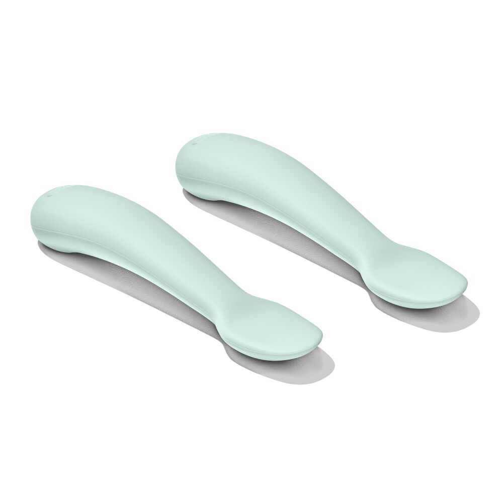 Textured Suction Plate & Spoons Set – 3-Piece N4