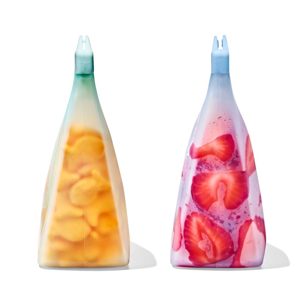Tot Silicone Reusable Bag - 2-Piece Stand-Up Cup Set M1