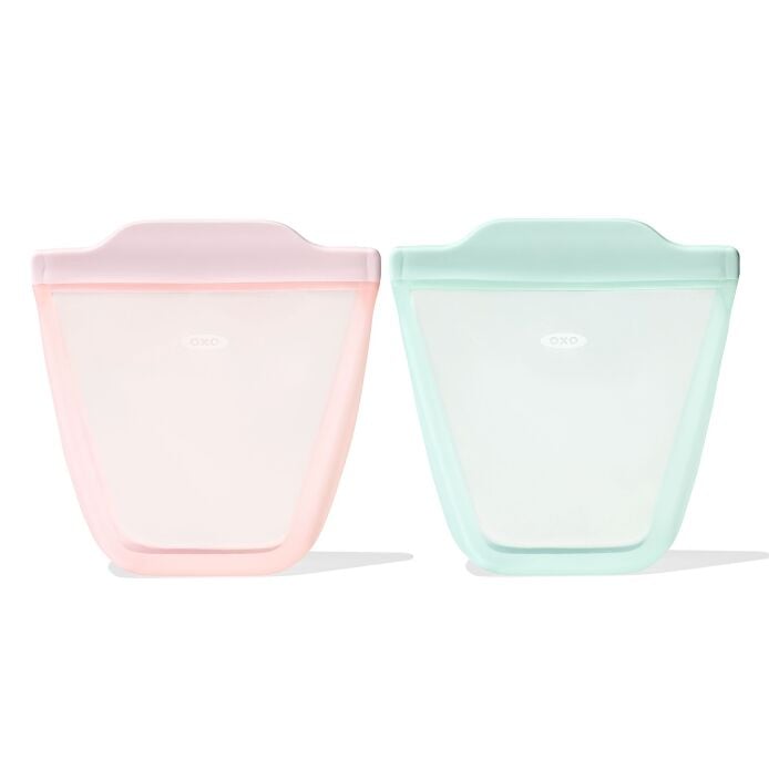Tot Silicone Reusable Bag - 2-Piece Stand-Up Cup Set M1
