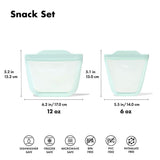 Tot Silicone Reusable Bag - 2-Piece Stand-Up Cup Set M1