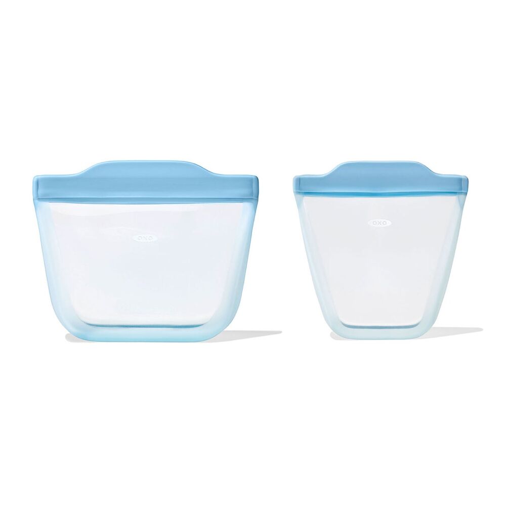 Tot Silicone Reusable Bag - 2-Piece Stand-Up Cup Set M1