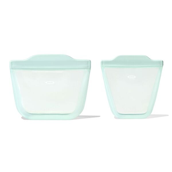 Tot Silicone Reusable Bag - 2-Piece Stand-Up Cup Set M1