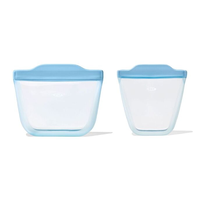 Tot Silicone Reusable Bag - 2-Piece Stand-Up Cup Set M1