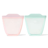 Tot Silicone Reusable Bag - 2-Piece Stand-Up Cup Set M1