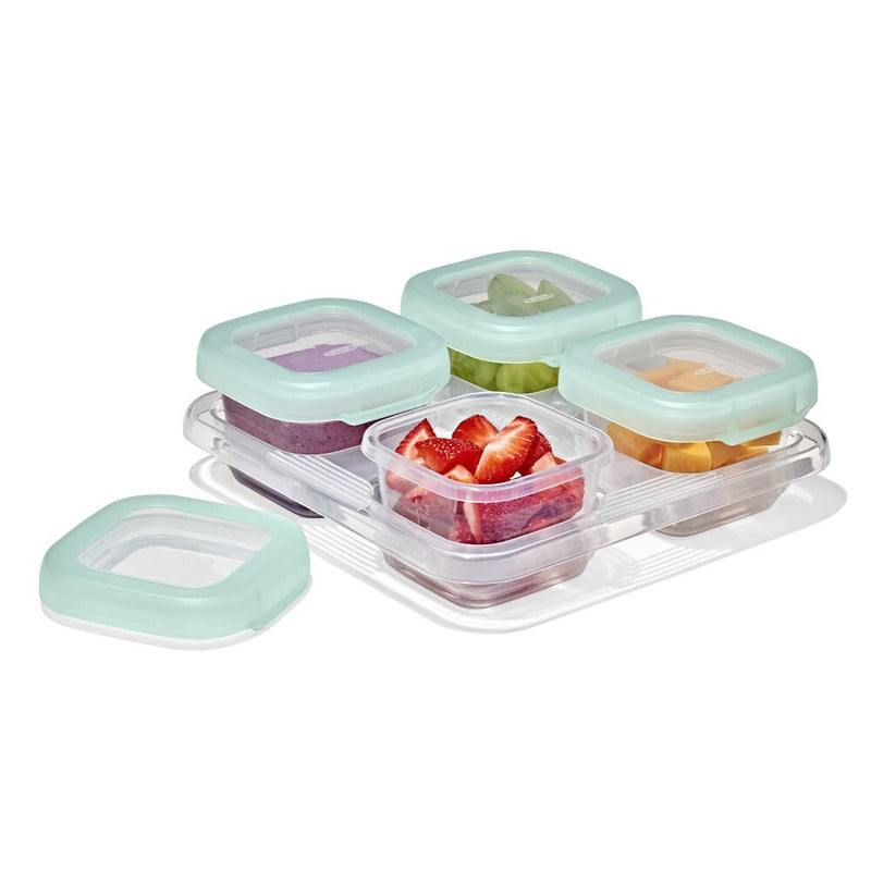 Baby Blocks Food Storage Containers (4 oz) - Opal E0