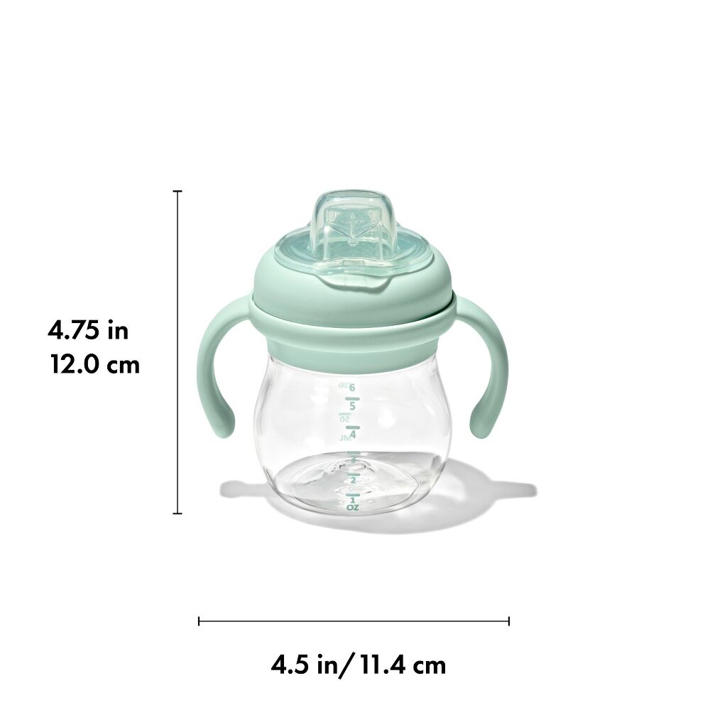Transitions 6 Oz Soft Spout Sippy Cup with Removable Handles B2
