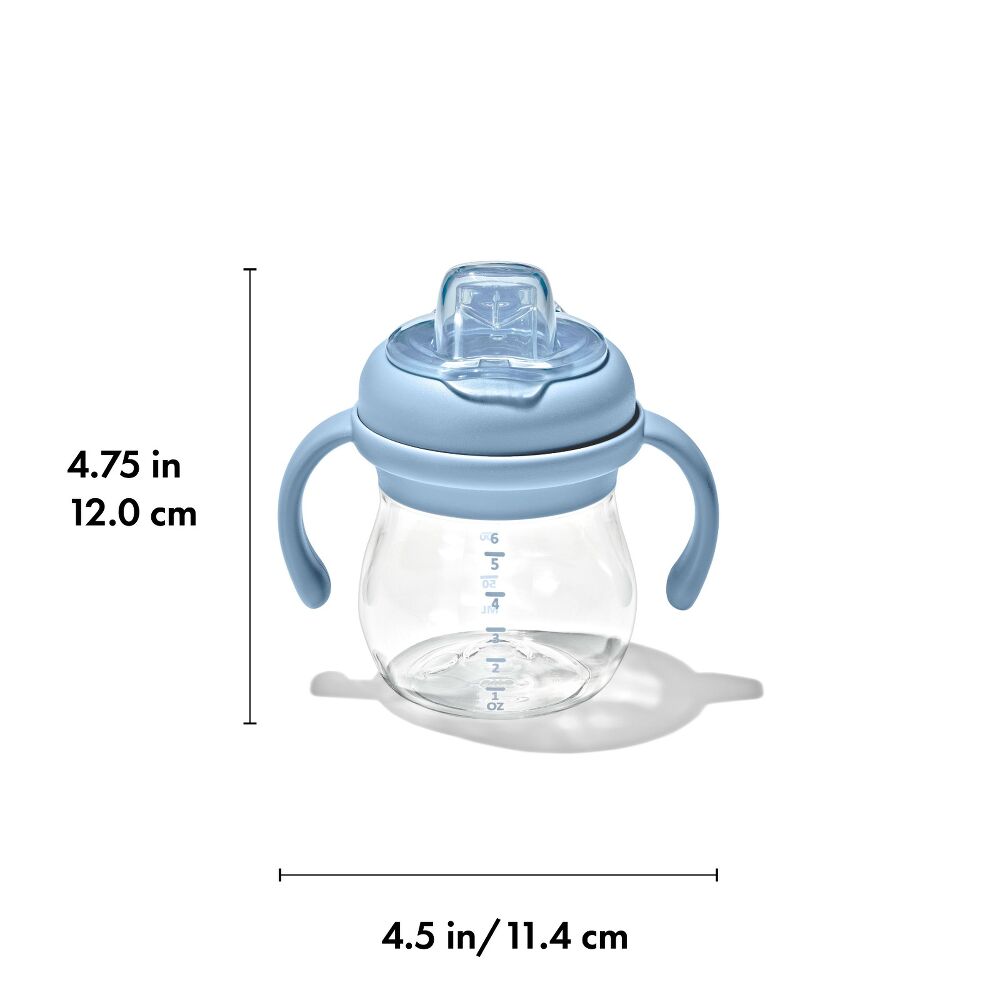 Transitions 6 Oz Soft Spout Sippy Cup with Removable Handles B2