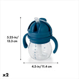 Transitions 6 Oz Straw Cup with Handles Set T0