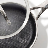 Trident Hybrid Non-Stick Stainless Steel 2.5 Qt Saucepan with Lid Z3