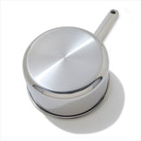 Trident Hybrid Non-Stick Stainless Steel 2.5 Qt Saucepan with Lid Z3