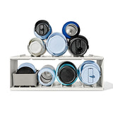 Water Bottle Organizer with Accessory Bin Y8