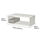 Water Bottle Organizer with Accessory Bin Y8