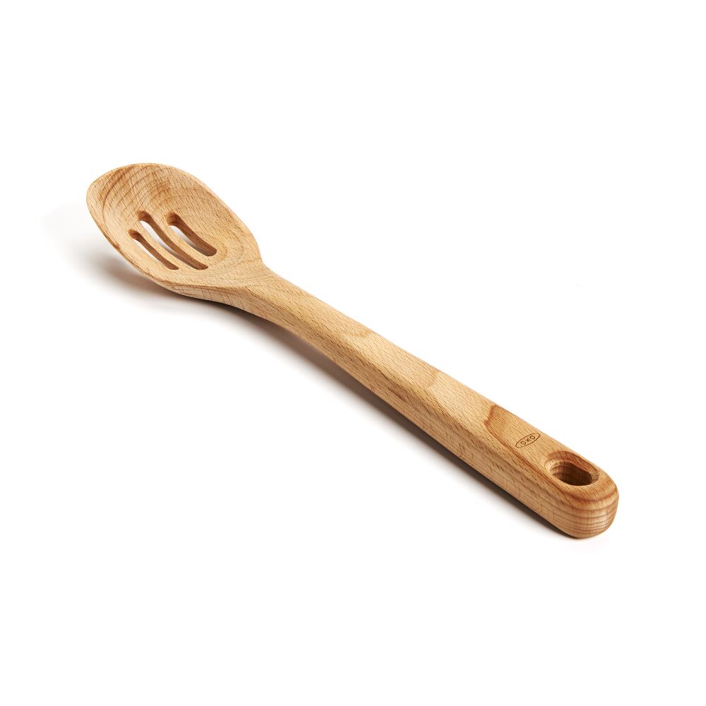 Wooden Slotted Spoon R0