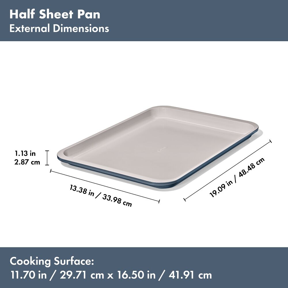 Non-Stick Pro Ceramic Coated Metal Bakeware Half Sheet Pan M4